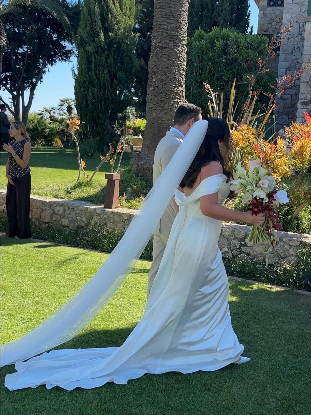 Cathedral, soft English net wedding veil